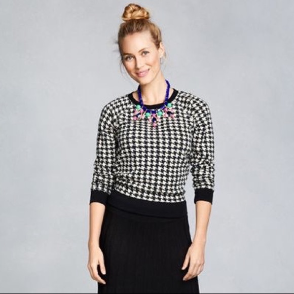 J. Crew Sweaters - J. Crew Houndstooth Sweater